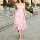 belle poque 2026 Floral Dress for Women Spring Summer Flowy Ruffle Midi Dresses