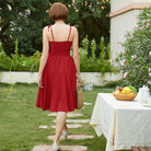 belle poque 2026 Summer Dresses for Women Midi Sun Dress Cute Date Casual Dress with Pockets