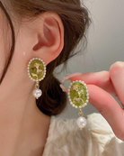 Retro Sweet Flower Earrings