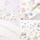 belle poque Long Fairy Dress with Ruffle Trim Empire Waist Dress for Women Summer