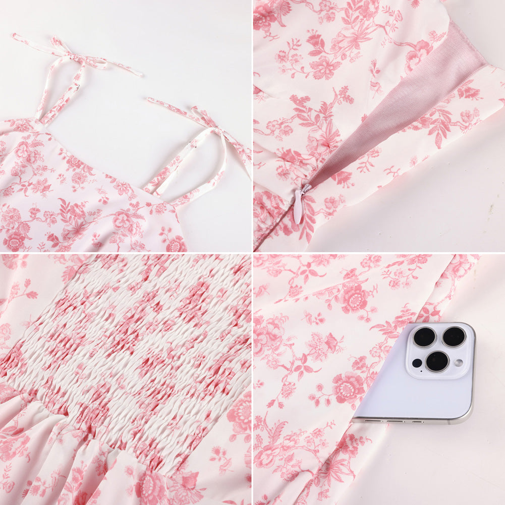 belle poque 2026 Summer Dresses for Women Midi Sun Dress Cute Date Casual Dress with Pockets