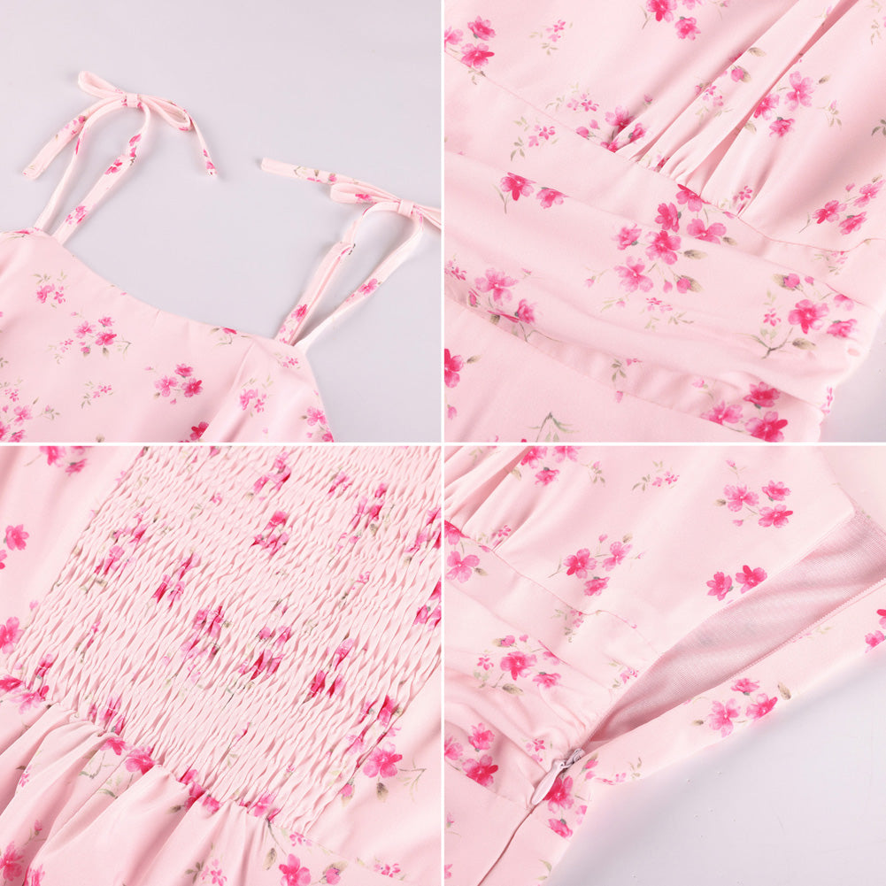 belle poque 2026 Summer Dresses for Women Midi Sun Dress Cute Date Casual Dress with Pockets