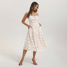belle poque 2026 Spring Milkmaid Dress Wedding Guest Summer Midi Flowy Tea Party Dresses