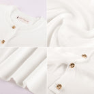belle poque 2026 Spring Short Sleeve Cardigan Sweater Lightweight Button Up Cardigan