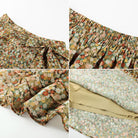 belle poque Women's Flowy Ruffle Mini Skirt with Shorts Underneath Boho Skirt Summer Skirt