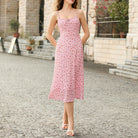 belle poque Women Vintage Mermaid Dress Tie Square Neck Bodycon Dress