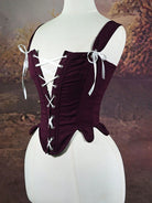 belle poque Victoria Stretch Twill Cotton Herringbone Corset Tops