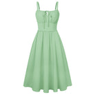 belle poque Summer Dress for Women 2026 Sleeveless Sundress Flowy Wedding Guest Dresses Green