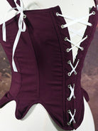 belle poque Victoria Stretch Twill Cotton Herringbone Corset Tops