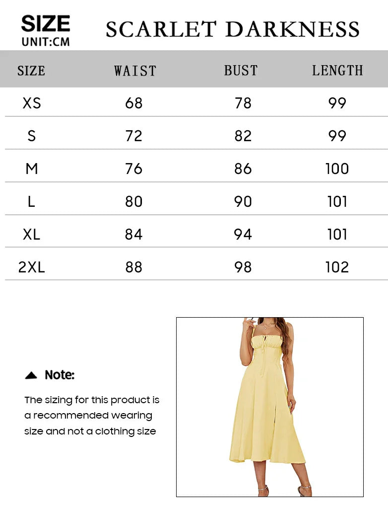 belle poque 2025 Ruched Bust Split Thigh Cami Sundress