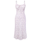 belle poque Women Vintage Mermaid Dress Tie Square Neck Bodycon Dress Purple