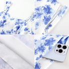 belle poque Women's Floral Midi Sundress with Pockets Spring Summer Dresses for Wedding Guest