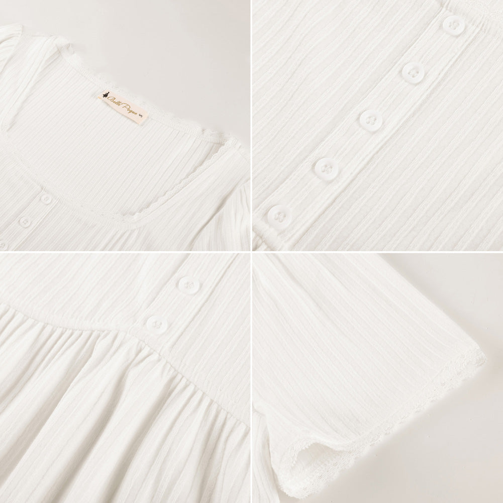 belle poque Women's Cute Tops Babydoll Peplum Top 2026 Casual Shirts