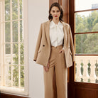 belle poque Women's Bow Tie Neck Blouse Button Down Shirt for Work Office Casual