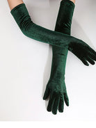 belle poque Women Velvet Gloves for Evening Gowns, Banquets, Parties