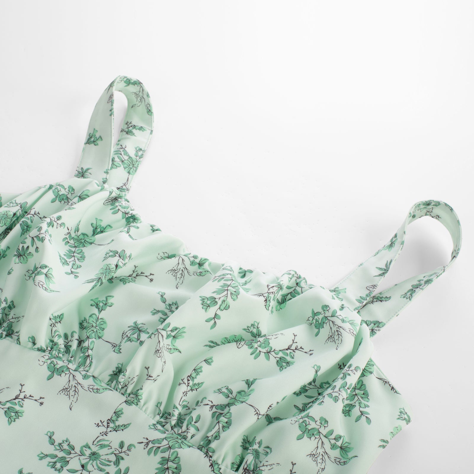 belle poque Vintage Two-Way Defined Waist Dress Ruched Bodice Flared A-Line Dress