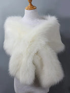 belle poque Winter Soft Faux Fur Thick Shawl/Coats for Women 4 165CM*30CM