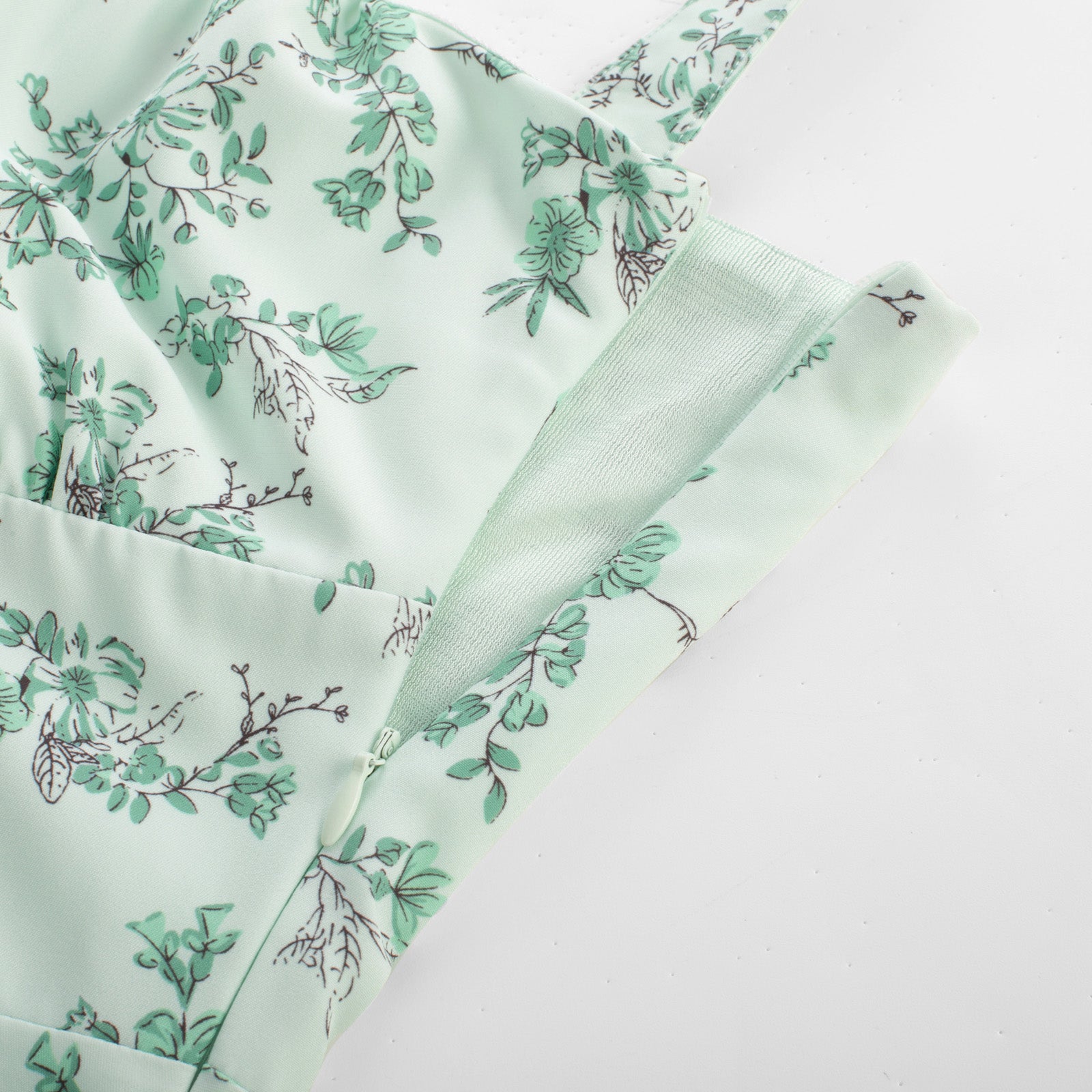 belle poque Vintage Two-Way Defined Waist Dress Ruched Bodice Flared A-Line Dress