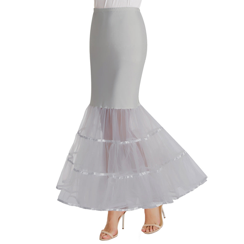 belle poque Vintage Dress Crinoline Underskirt Mermaid Wedding Dress Petticoat