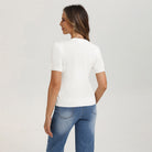 belle poque 2026 Spring Short Sleeve Cardigan Sweater Lightweight Button Up Cardigan