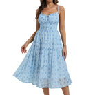 belle poque 2026 Spring Milkmaid Dress Wedding Guest Summer Midi Flowy Tea Party Dresses