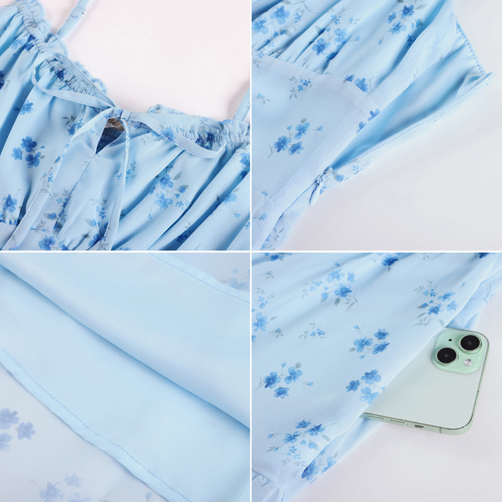 belle poque 2026 Spring Milkmaid Dress Wedding Guest Summer Midi Flowy Tea Party Dresses