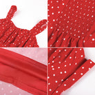 belle poque 1950s Women's Vintage Dresses Ruched Summer Cute Flowy Swing Midi Dress