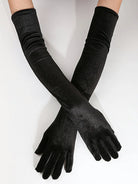belle poque Women Velvet Gloves for Evening Gowns, Banquets, Parties