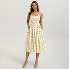 belle poque Floral Dress for Women 2026 Summer Sleeveless Midi A-line Beach Sundresses