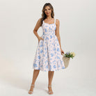 belle poque Wedding Guest Dress for Women 2026 Flowy Sundress with Pockets