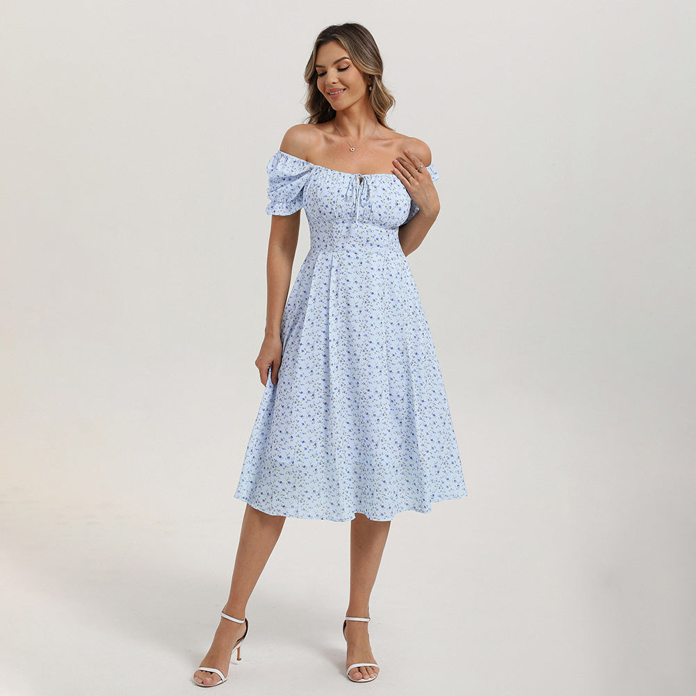 belle poque 2026 Spring Summer Sundress Vintage Cottagecore Dress with Pocket