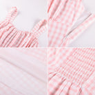 belle poque 1950s Women's Vintage Dresses Ruched Summer Cute Flowy Swing Midi Dress