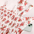 belle poque Floral Dress for Women 2026 Summer Sleeveless Midi A-line Beach Sundresses