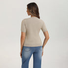 belle poque 2026 Spring Short Sleeve Cardigan Sweater Lightweight Button Up Cardigan