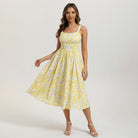 belle poque 2026 Vacation Floral Dress for Women Sundress Midi Flowy Beach Dresses