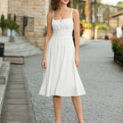 belle poque Summer Dress for Women 2026 Sleeveless Sundress Flowy Wedding Guest Dresses