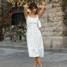 belle poque 2026 Floral Dress for Women Spring Summer Flowy Ruffle Midi Dresses