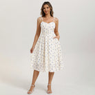 belle poque Women Spring Summer Wedding Guest Dress 2026 Midi Tea Party Ruched Sundress