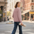 belle poque Vintage Cardigan Sweater Blazer V Neck Shawl Lapel Collar with Pockets