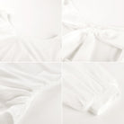 belle poque Women's Mesh Long Sleeve Tops Bow Tie Back Dressy Blouses