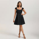 belle poque Mini Floral Dress 2026 Cap Sleeve Flowy Date Short Cute Dress