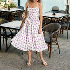 belle poque Floral Dress for Women 2026 Summer Sleeveless Midi A-line Beach Sundresses