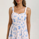 belle poque Wedding Guest Dress for Women 2026 Flowy Sundress with Pockets