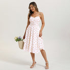 belle poque Women Spring Summer Wedding Guest Dress 2026 Midi Tea Party Ruched Sundress