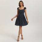 belle poque Mini Floral Dress 2026 Cap Sleeve Flowy Date Short Cute Dress