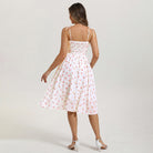 belle poque Women Spring Summer Wedding Guest Dress 2026 Midi Tea Party Ruched Sundress