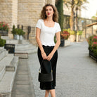 belle poque 2026 Spring Summer Cute Tops for Women Short Sleeve Crop Tops