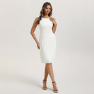 belle poque Womens Bodycon Dress Boat Neck Dress Business Casual Work Dresses