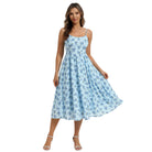 belle poque Floral Dress for Women 2026 Summer Sleeveless Midi A-line Beach Sundresses