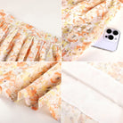 belle poque 2026 Women Vintage Swing Floral Skirt Comfy A-Line Maxi Skirt